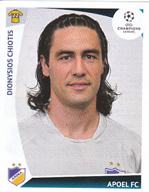 Dionisios Chiotis APOEL FC samolepka UEFA Champions League 2009/10 #261